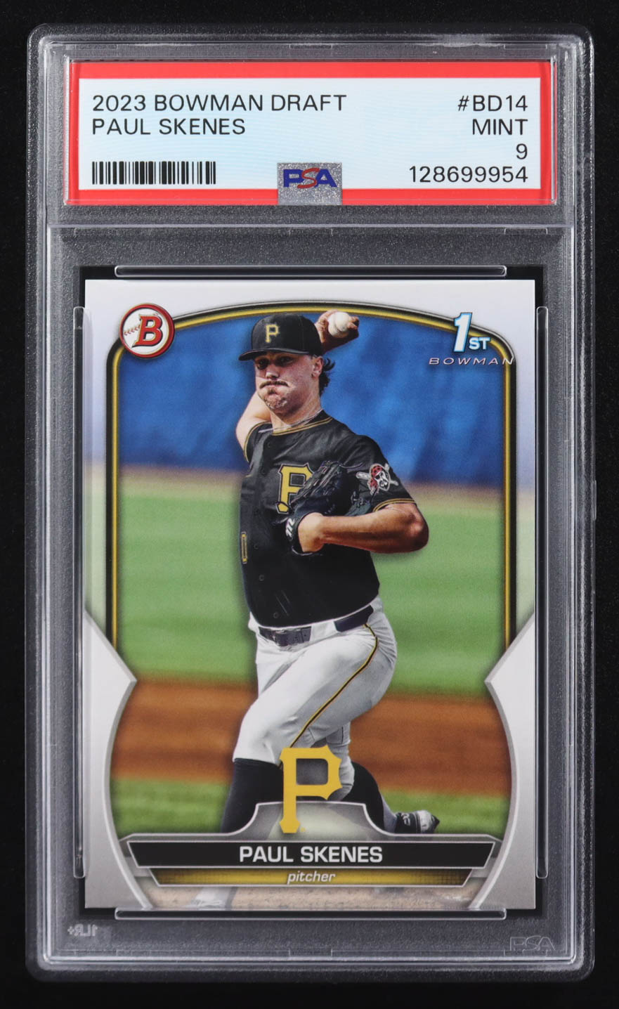Paul Skenes 2023 Bowman Draft #BD-14 RC (PSA 9) at PristineAuction.com Paul Skenes 2023 Bowman Draft #BD-14 RC (PSA 9) at PristineAuction.com