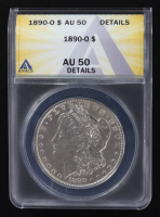 1890-O Morgan Silver Dollar (ANACS AU50 Details) at PristineAuction.com