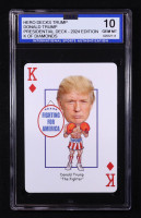Donald Trump 2024 Hero Decks Trump Presidential Deck Playing Card (ISA 10) at PristineAuction.com