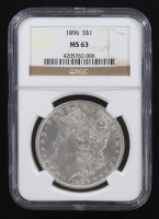 1896 Morgan Silver Dollar (NGC MS63) at PristineAuction.com