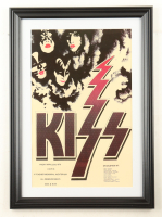 1976 "Kiss" Kitchener Memorial Auditorium Concert Custom Framed Poster Display at PristineAuction.com