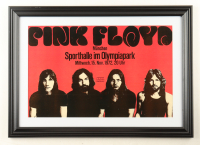 1972 "Pink Floyd" Munich Concert Custom Framed Poster Display at PristineAuction.com