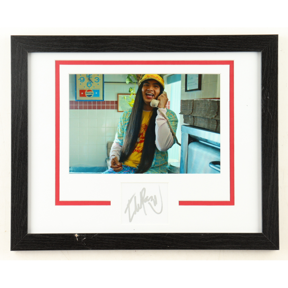 Eduardo Franco Signed "Stranger Things" Custom Framed Cut Display (ACOA) at PristineAuction.com