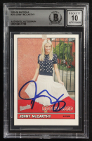 Jenny McCarthy Signed 2005-06 Bazooka #219 (Beckett | Autograph Graded BGS 10) at PristineAuction.com