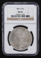 1881-S Morgan Silver Dollar (NGC MS64) at PristineAuction.com