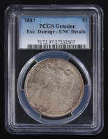 1887 Morgan Silver Dollar (PCGS UNC Details) at PristineAuction.com