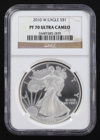 2010-W American Silver Eagle $1 Coin Early Releases (NGC Proof 70 Ultra Cameo) at PristineAuction.com