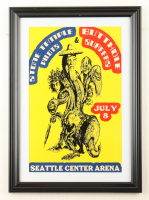 1993 "Stone Temple Pilots & Butthole Surfers" Seattle Concert Custom Framed Poster Display at PristineAuction.com