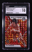 Pete Maravich 2019-20 Panini Mosaic Mosaic Orange Reactive #295 HOF (CGC 10) at PristineAuction.com