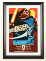 1990 "Star Wars: The Empire Strikes Back" 10th Anniversary Custom Framed Print Display at PristineAuction.com