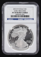 2010-W American Silver Eagle $1 Coin Early Releases (NGC Proof 70 Ultra Cameo) at PristineAuction.com