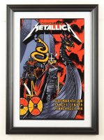 2018 "Metallica: Worldwired Tour" Minneapolis Concert Custom Framed Poster Display at PristineAuction.com