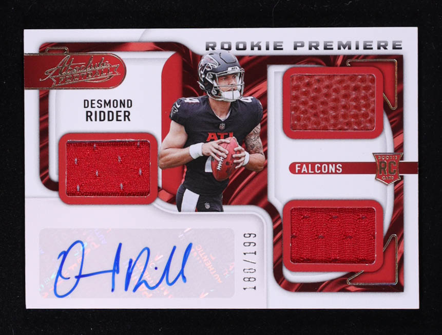 Desmond Ridder 2022 Absolute #204 Jersey Autograph RC #188/199 at PristineAuction.com Desmond Ridder 2022 Absolute #204 Jersey Autograph RC #188/199 at PristineAuction.com