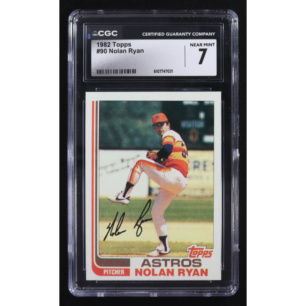 Nolan Ryan 1982 Topps #90 (CGC 7) at PristineAuction.com