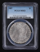 1887 Morgan Silver Dollar (PCGS MS63) at PristineAuction.com