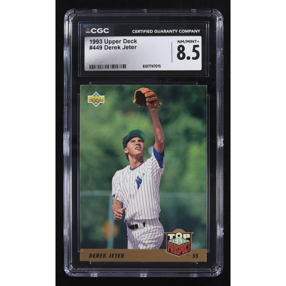 Derek Jeter 1993 Upper Deck #449 RC (CGC 8.5) at PristineAuction.com