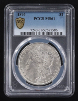 1896 Morgan Silver Dollar (PCGS MS61) at PristineAuction.com