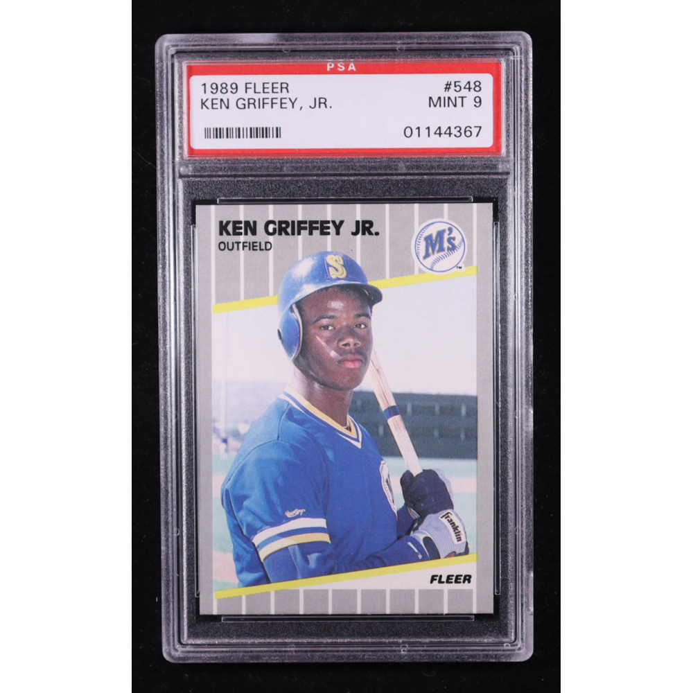 Ken Griffey Jr. 1989 Fleer #548 RC (PSA 9) at PristineAuction.com