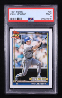 Paul Molitor 1991 Topps #95 (PSA 9) at PristineAuction.com