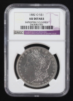 1882-O Morgan Silver Dollar (NGC AU Details) at PristineAuction.com