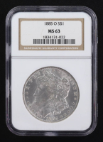 1885-O Morgan Silver Dollar (NGC MS63) at PristineAuction.com