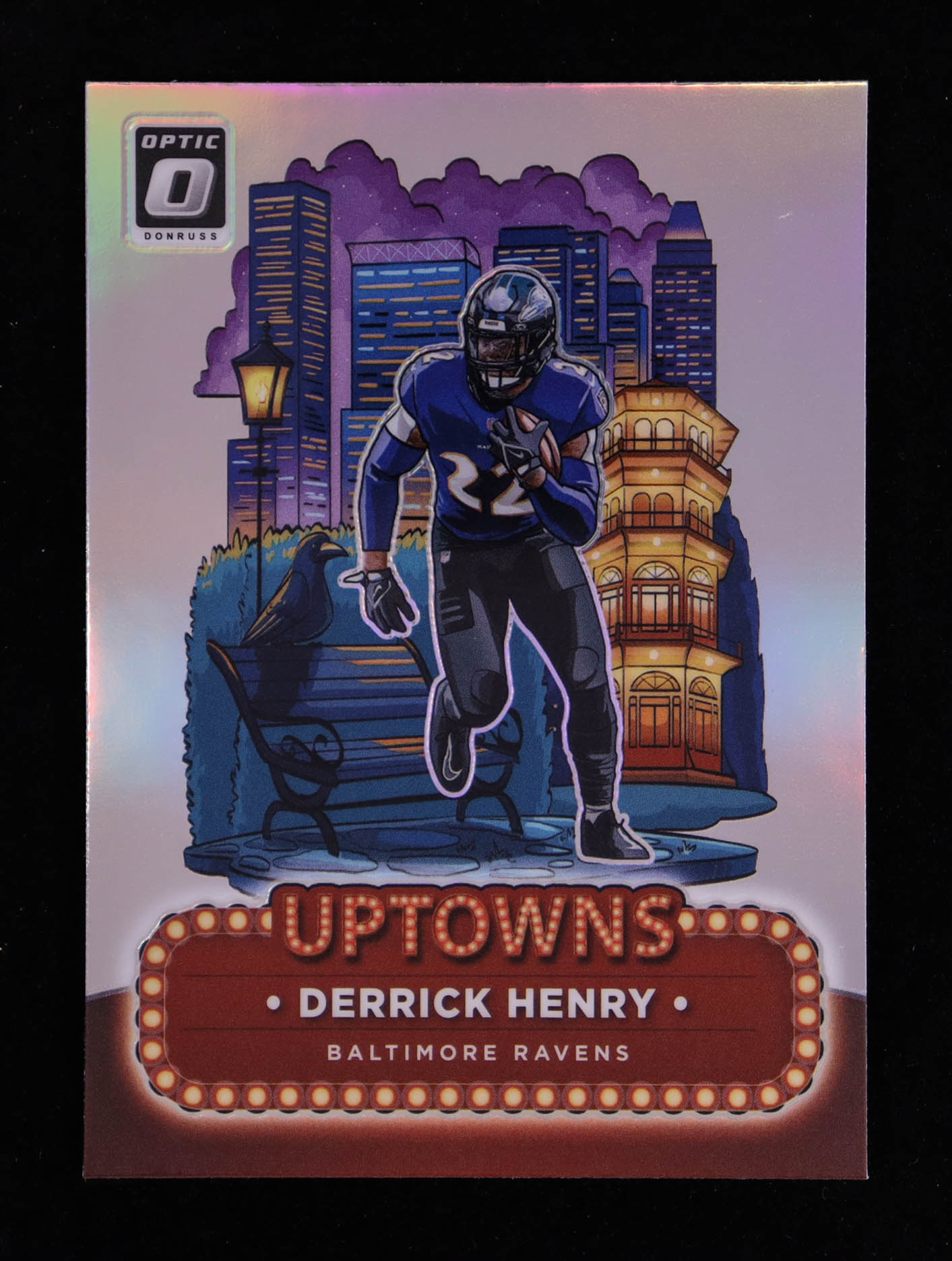Derrick Henry 2024 Donruss Optic Uptowns #18 at PristineAuction.com Derrick Henry 2024 Donruss Optic Uptowns #18 at PristineAuction.com