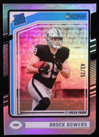 Brock Bowers 2024 Donruss Press Proof Silver Die Cut #394 # 43/75 RR RC at PristineAuction.com