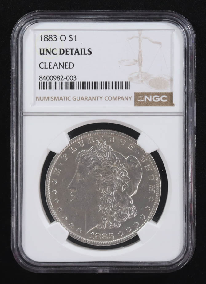 1883-O Morgan Silver Dollar (NGC UNC Details) at PristineAuction.com 1883-O Morgan Silver Dollar (NGC UNC Details) at PristineAuction.com
