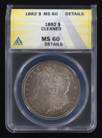 1882 Morgan Silver Dollar (ANACS MS60 Details) at PristineAuction.com