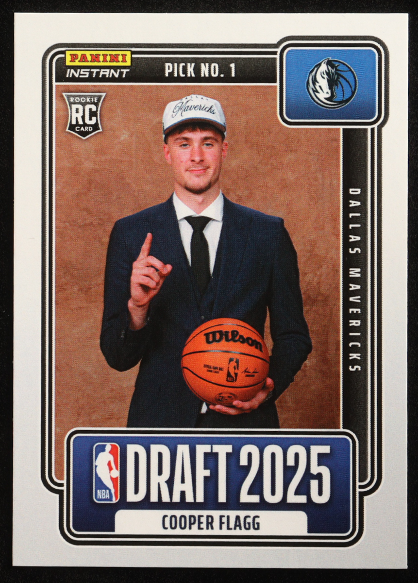 Cooper Flagg 2025-26 Panini Instant Draft Night #NBADN1 RC at PristineAuction.com Cooper Flagg 2025-26 Panini Instant Draft Night #NBADN1 RC at PristineAuction.com