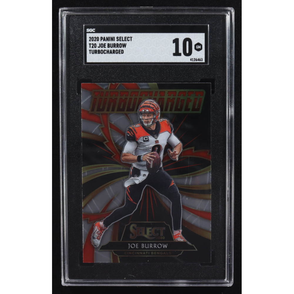 Joe Burrow 2020 Panini Select Turbocharged #T20 RC (SGC 10) at PristineAuction.com