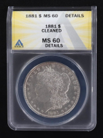 1881 Morgan Silver Dollar (ANACS MS60 Details) at PristineAuction.com