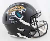 Maurice Jones-Drew Signed Jaguars Full-Size Speed Helmet Inscribed "Pocket Hercules" (Beckett) at PristineAuction.com