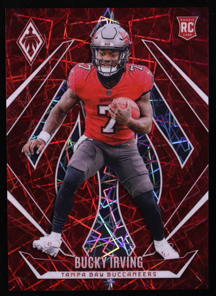 Bucky Irving 2024 Panini Phoenix Red Lazer #166 #187/199 RC