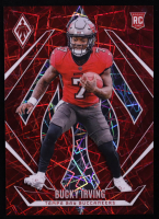 Bucky Irving 2024 Panini Phoenix Red Lazer #166 #187/199 RC at PristineAuction.com