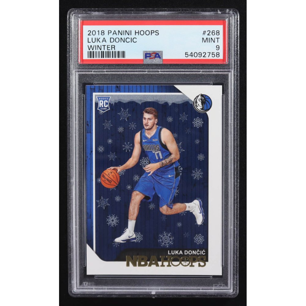Luka Doncic 2018-19 Panini NBA Hoops Winter #268 RC (PSA 9) at PristineAuction.com
