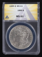 1889 Morgan Silver Dollar (ANACS MS61) at PristineAuction.com