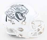Maurice Jones-Drew Signed Jaguars Full-Size Salute to Service Alternate Speed Helmet Inscribed "Duval Til I Die" (Beckett) at PristineAuction.com