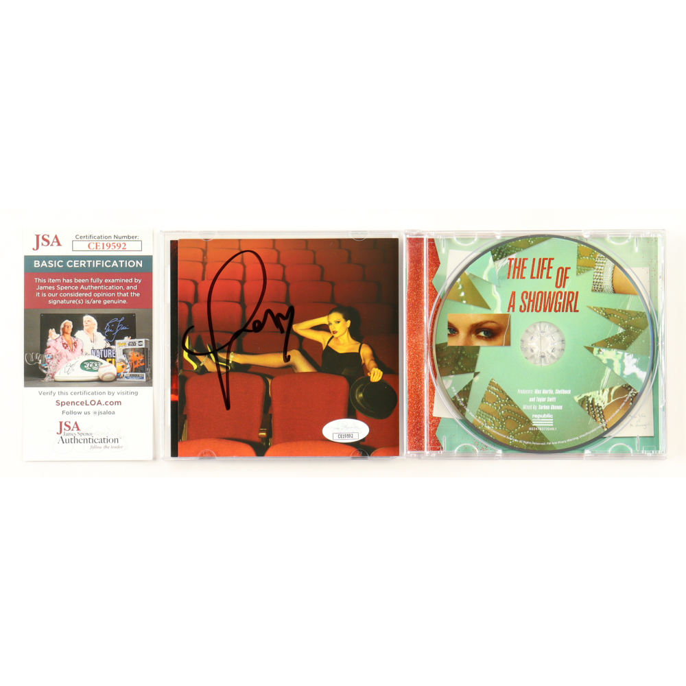 Taylor Swift Signed "The Life of a Showgirl" CD Album Insert (JSA) at PristineAuction.com