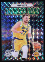 Luka Doncic 2024-25 Panini Mosaic Thunder Road Mosaic Green #1 at PristineAuction.com