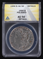 1900 Morgan Silver Dollar (ANACS AU50 Details) at PristineAuction.com