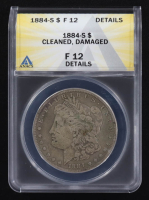 1884-S Morgan Silver Dollar (ANACS F12 Details) at PristineAuction.com