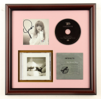 Taylor Swift Signed "The Tortured Poets Department" Custom Framed CD Insert Display (PSA) at PristineAuction.com
