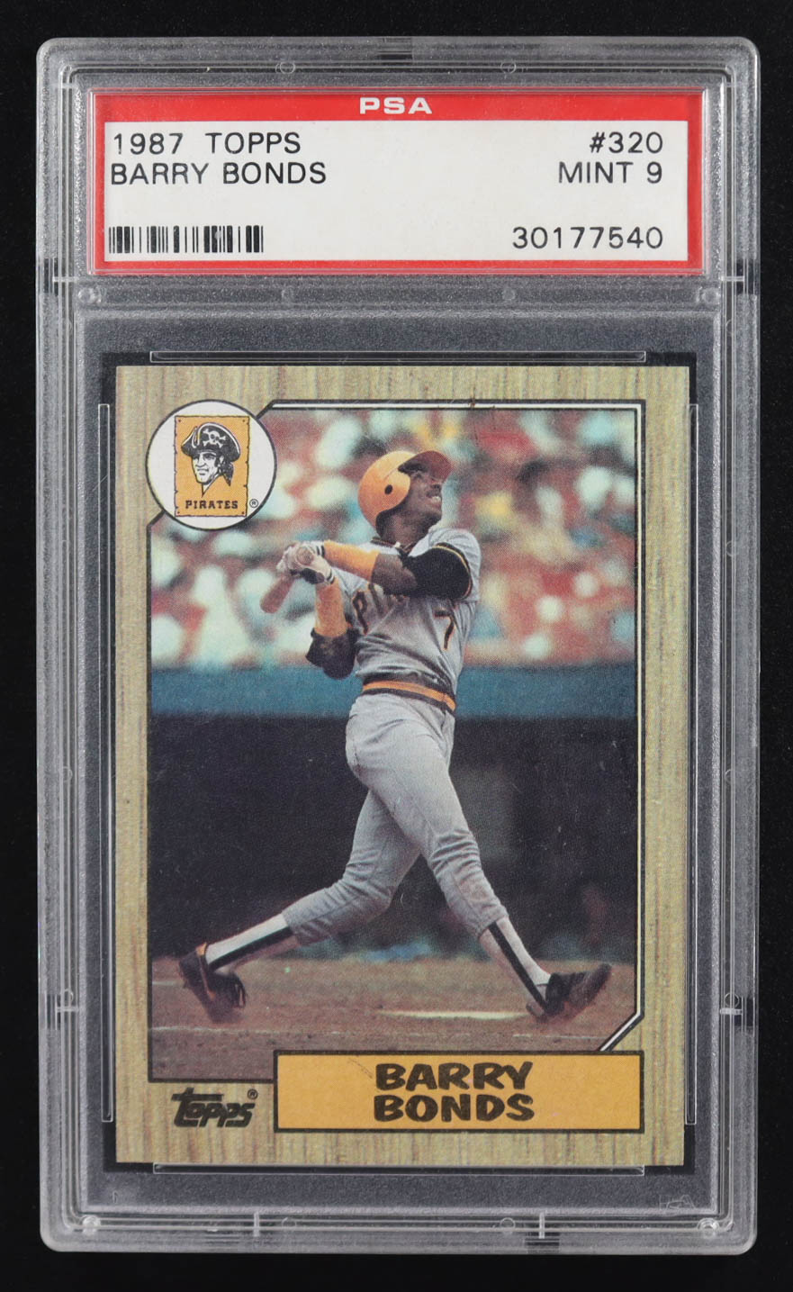 Barry Bonds 1987 Topps #320 RC (PSA 9) at PristineAuction.com Barry Bonds 1987 Topps #320 RC (PSA 9) at PristineAuction.com
