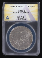 1892 Morgan Silver Dollar VAM-3 (ANACS XF40 Details) at PristineAuction.com