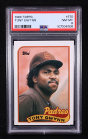 Tony Gwynn 1989 Topps #570 UER/'88 average should/be italicized as/league leader (PSA 8) at PristineAuction.com