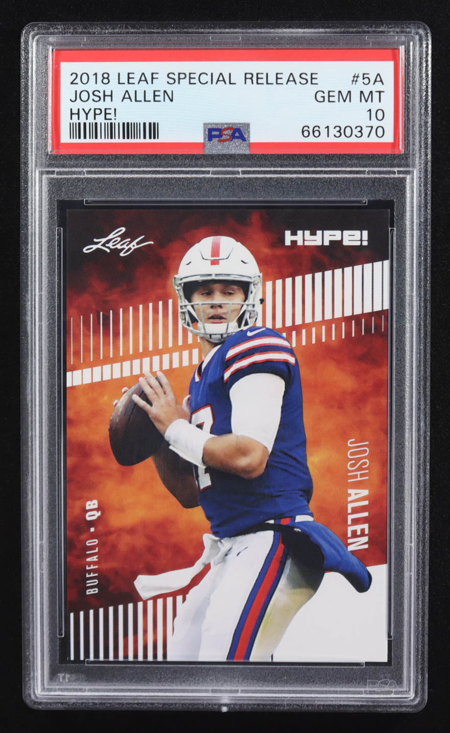 Josh Allen 2018 Leaf Special Release Hype! #5A RC (PSA 10) at PristineAuction.com Josh Allen 2018 Leaf Special Release Hype! #5A RC (PSA 10) at PristineAuction.com