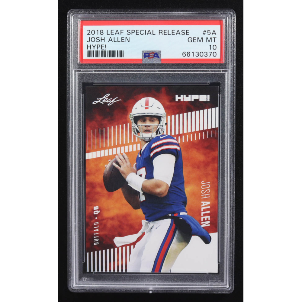 Josh Allen 2018 Leaf Special Release Hype! #5A RC (PSA 10) at PristineAuction.com