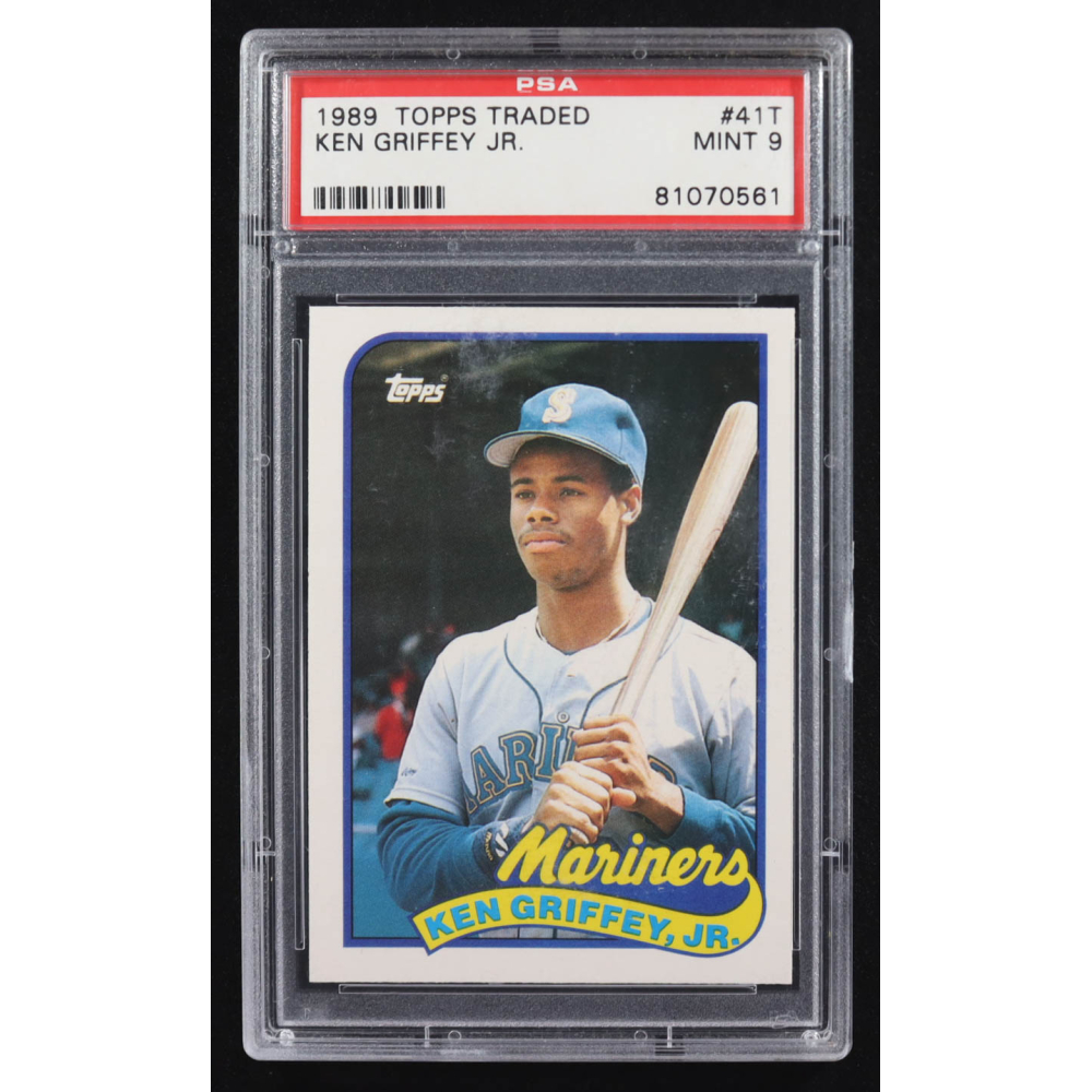 Ken Griffey Jr. 1989 Topps Traded #41T RC (PSA 9) at PristineAuction.com