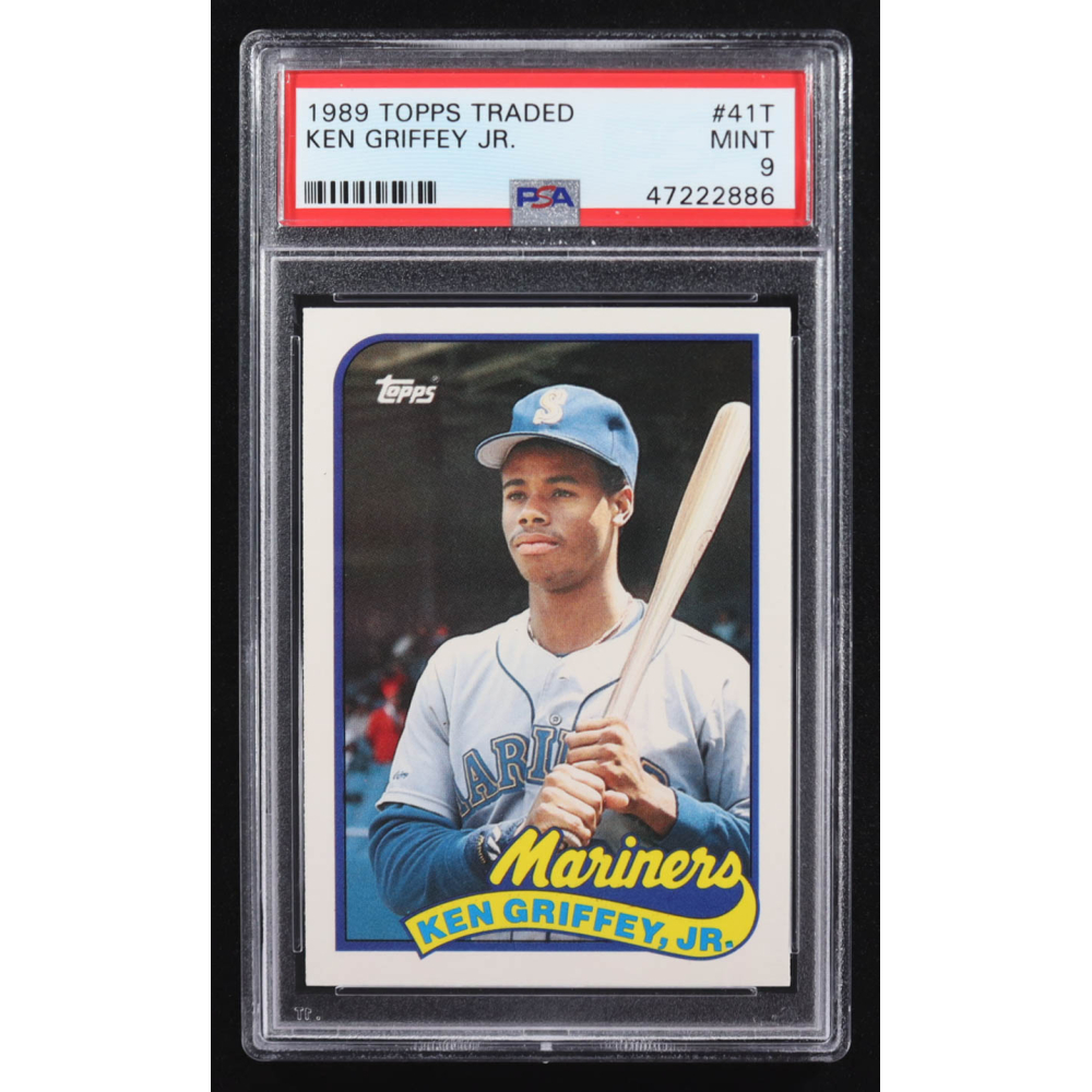 Ken Griffey Jr. 1989 Topps Traded #41T RC (PSA 9) at PristineAuction.com